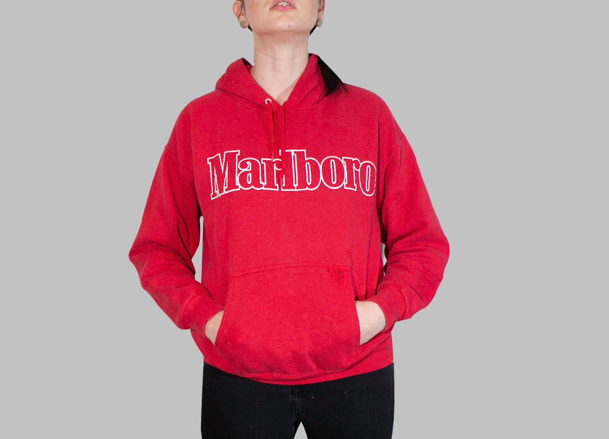 big neck hoodie