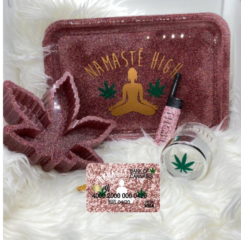 Namaste High Girly Rolling Tray Rolling Tray Set Rolling Etsy