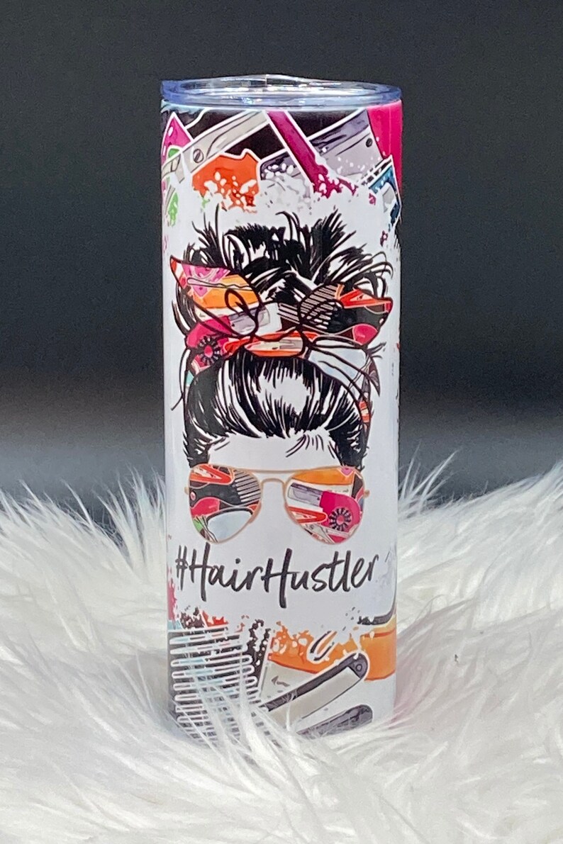 Hair Hustler Tumbler Tumbler for Hairdresser Hairstylist Etsy