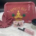 namaste high girly rolling tray, rolling tray set, rolling tray set for girls, glitter rolling tray, smoke accessories 