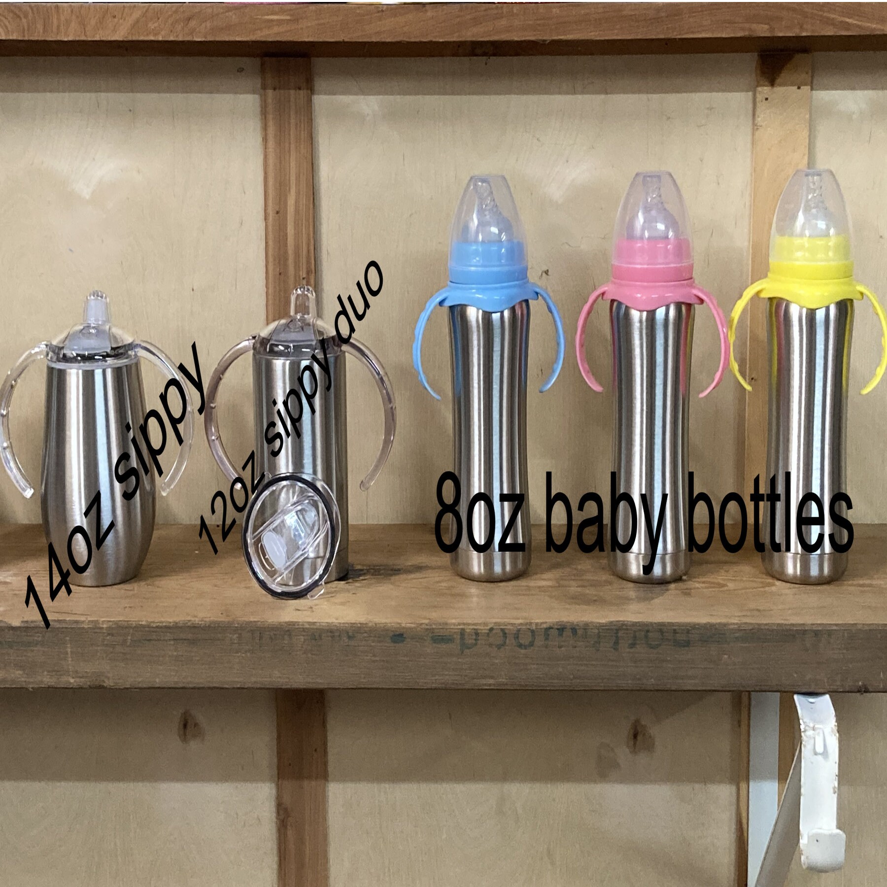 Glitter baby bottle pink baby bottle personalized baby Etsy