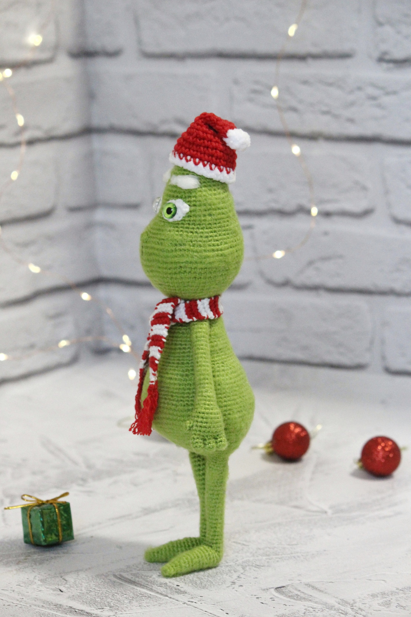 How the Grinch Stole Christmas. Crochet Grinch doll Knitted Etsy