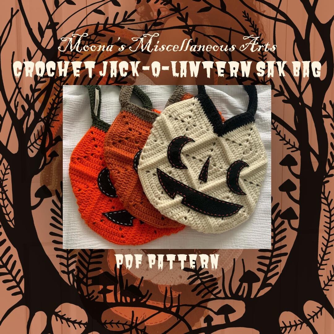 Crochet Jack-O-Lantern PDF Pattern Download