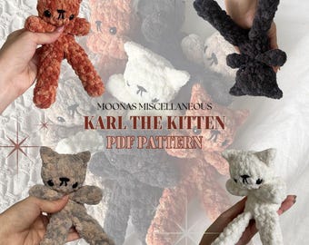 Karl the Kitten PDF Pattern