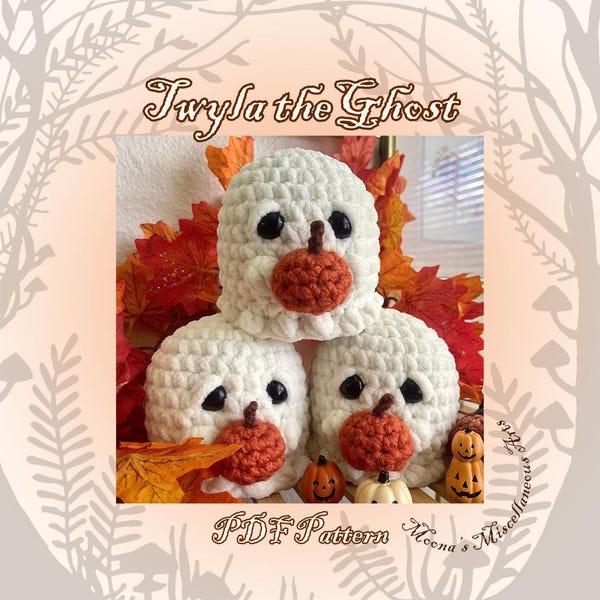 Twyla the Ghost Amigurumi PDF