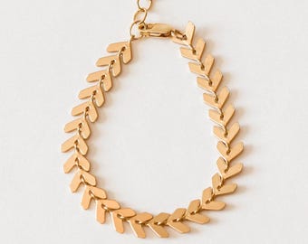 Gold Leaf Baby and ToddlerBracelet | Gold-Plated, Special Occasion