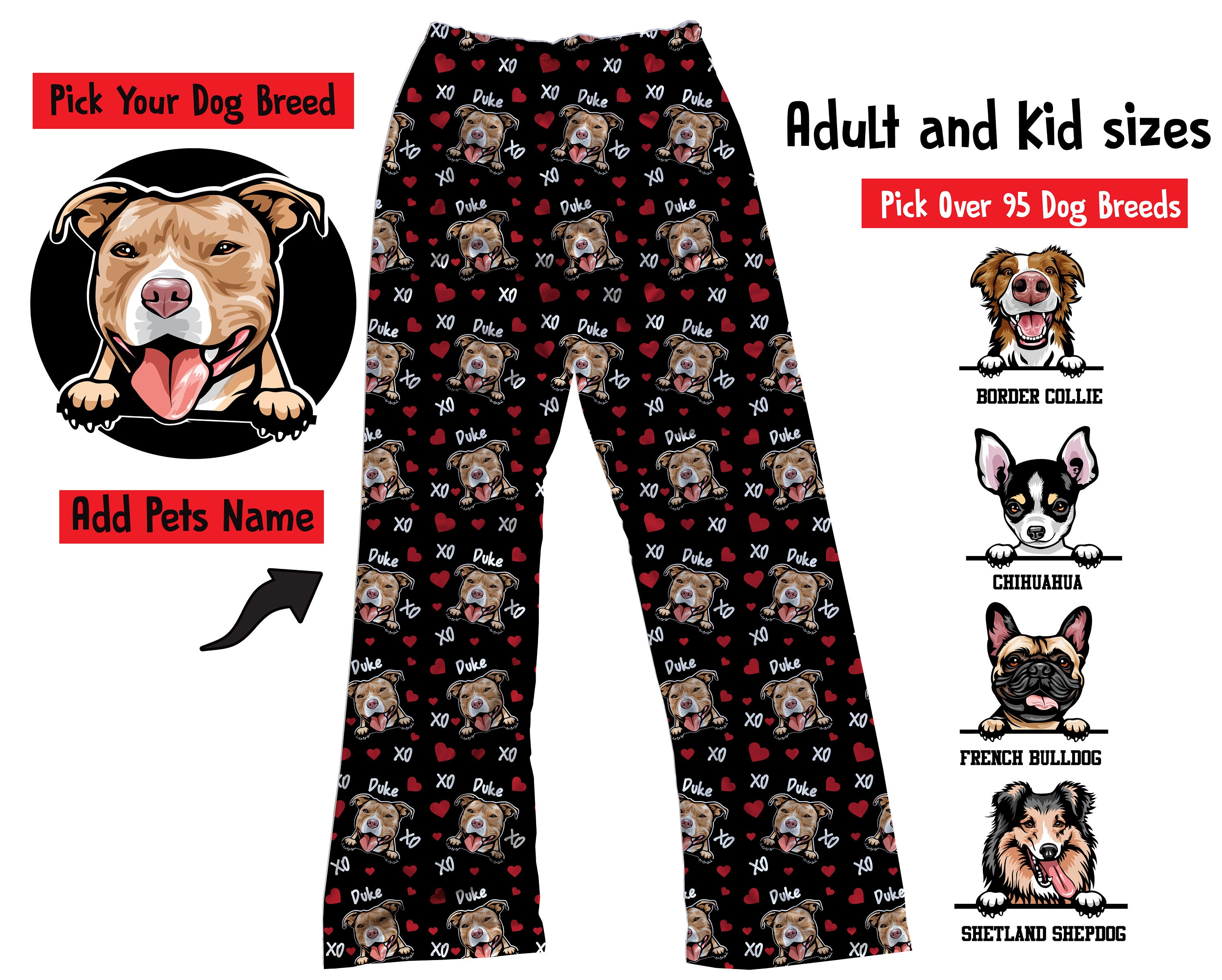 Dog breed pajama pants deals