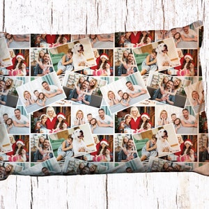College Photo Pillowcase/You photos on a pillowcase/Fun couples gifts/newlyweds Custom photo pillowcase/ 20x30 double sided/Dorm/Bday gift