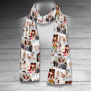 Blanket-Scarf  Collage Vintage