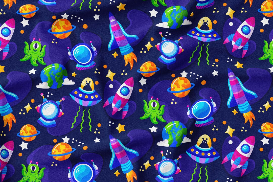 Space Crib Sheets, Outta Space Nursery Blanket, Changing Pad Cover