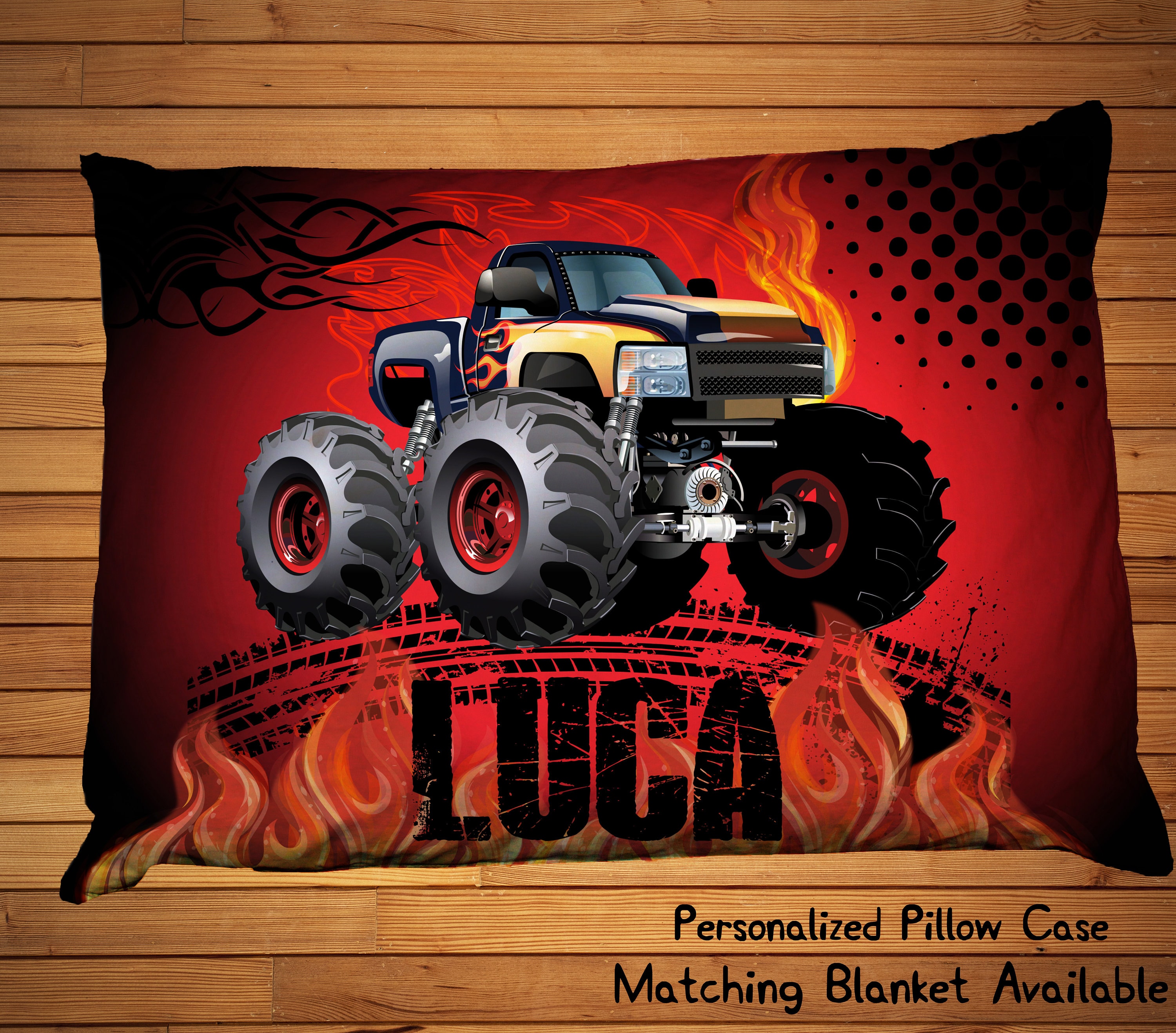 Monster Truck Duvet Etsy Ireland