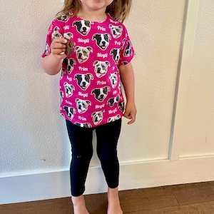 Custom Face T shirt Adults and children sizes, Personalized Shirt for Kid,Photo Shirts,BF T-shirts,Picture Boy Shirts,Pet Face Shirts