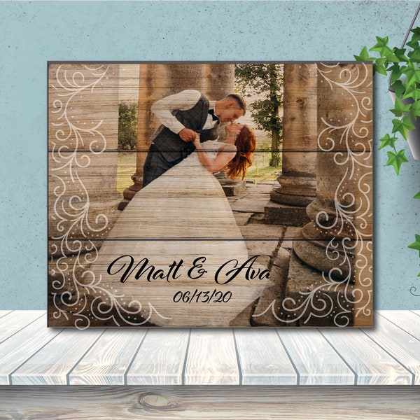 12x16 Photo on Wood, Wedding Photo Pallet, Picture on Wood, Prints on Wood, Wood Picture, Wood Prints, Wedding Gifts, Real Wood,