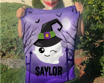 Trick or Treat candy bag/Custom Pillowcase bag/Halloween treat bag/Pillowcase candy Bag/Personalized halloween bag case/Halloween candy bag