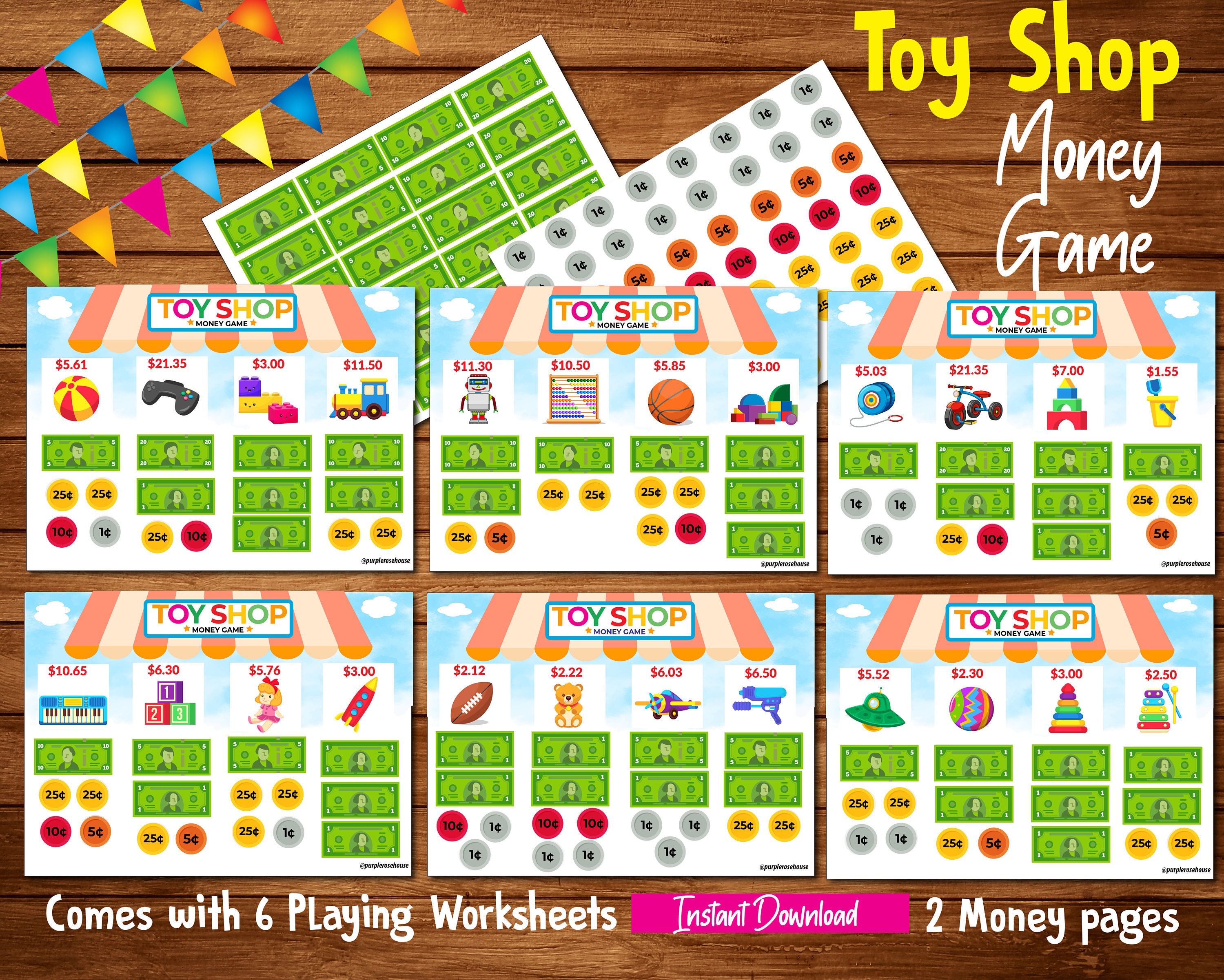 math money game kids money activity first grade curriculum etsy new zealand
