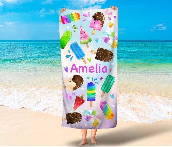 Ice cream beach towel sale