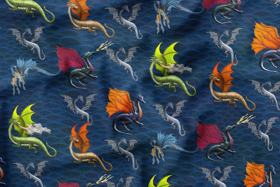 Dragon Bed Sheets, Dragon Nursery Blanket, Sheets or Pillowcases