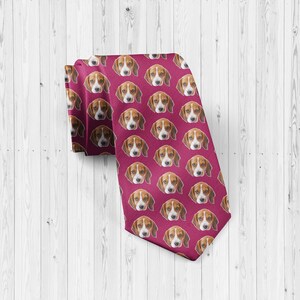 Personalized Dog Neck tie, Pets faces on a tie, Face tie, Dad gifts, Gifts from kids, Fathers day gifts, wedding gifts, Birthday gifts