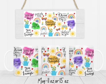 Positive Motivational Mug /Positivity Mug/Self Love Mug /Inspirational Quote Mug/Happiness Mug/Mindset Mug/Self Care Mug/Inspirational Mug