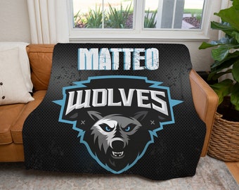 Logo Photo blanket, Sports Fleece blanket, Personalized Stadium Team blanket, Team Logo Blanket, Sherpa Blanket, Free Shipping,