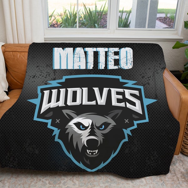 Logo Photo blanket, Sports Fleece blanket, Personalized Stadium Team blanket, Team Logo Blanket, Sherpa Blanket, Free Shipping,