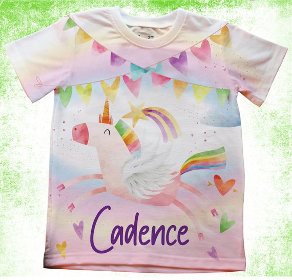 Dreams come True Unicorn Shirt/Personalized magical unicorn Party T-Shirts/Kids Birthday Shirts/Onesie®,Youth and Adult Shirts/Unicorn Party Il_570xn