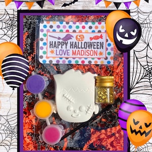 Halloween Class Gift/Halloween Party Favor/Halloween Gift/Class Activities/Halloween Craft Kit /DIY  Paint Craft/Class Favor/Treat Bag