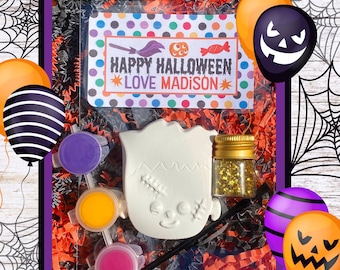 Halloween Class Gift/Halloween Party Favor/Halloween Gift/Class Activities/Halloween Craft Kit /DIY  Paint Craft/Class Favor/Treat Bag