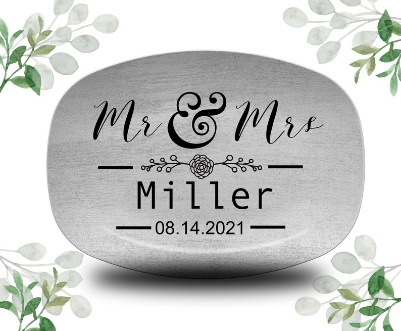 Family Name Serving Platter Personalized Name Platter Etsy