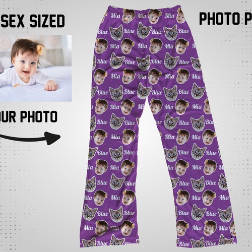 Pajama Pants Pet Face Pants Kids 