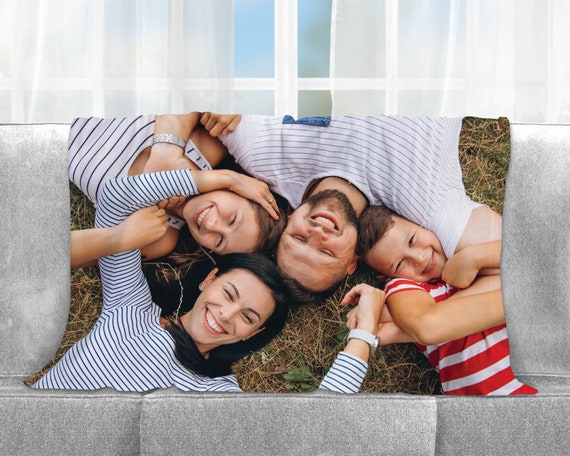 Family Photo Blanket Fleece Blanket Custom Photo Blanket Personalized Blanket Picture Blankets Free Shipping 3 Sizes Sherpa Blanket Etsy Australia