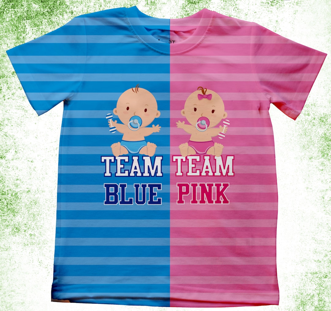 Pink or Blue What Do You Think Gender Reveal Party T-Shirt main image 0