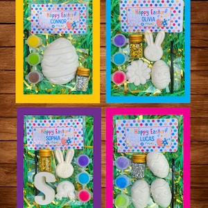 Kids Easter Gift/Easter Paint Craft/Easter Gift/Basket Stuffer/Easter Activities/Easter Basket Gift/DIY Easter Paint Kit/Easter Class Gift