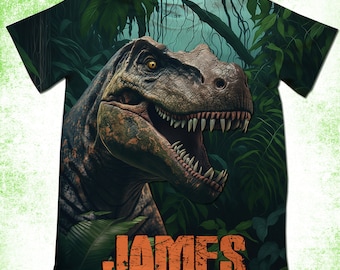 Dinosaurios Para Cumpleaños Playera De Dinosaurio Rex Camiseta De