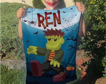 Trick or Treat candy bag/Custom Pillowcase bag/Halloween treat bag/Pillowcase candy Bag/Personalized halloween bag case/Halloween candy bag