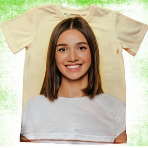 Face T-shirts,Large Photo T-shirt, Personalized Pets Photo Gift, Custom Photo T-shirts, Personalized Photo Shirts, Kids sizes, Any Photo