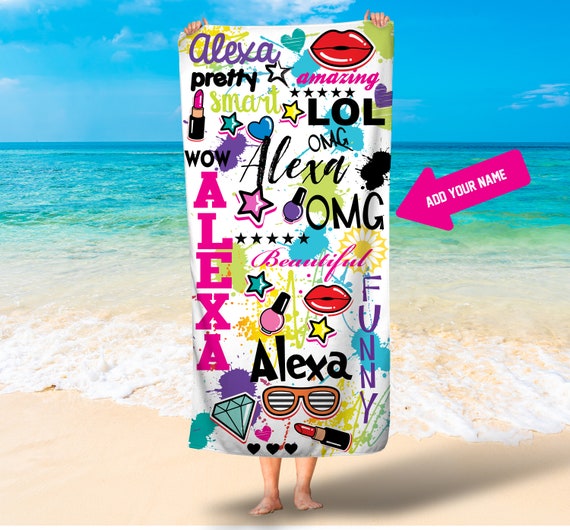 Beach towels with names new arrivals