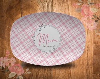 Platter for Mom, Aunt, Grandma, 10x14 Platter, Gift From Kids, Grandkids Name on Platter, Serving Platter, Gift for Nana, Cookie Platter