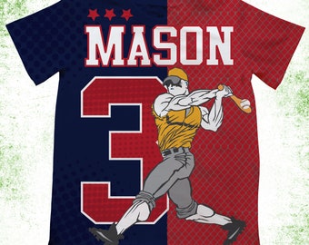 Baseball birthday Shirt/Personalized Sport T-Shirts/Kids Birthday Shirts/Onesie®,Youth and Adult Shirts/Family Baseball Shirts
