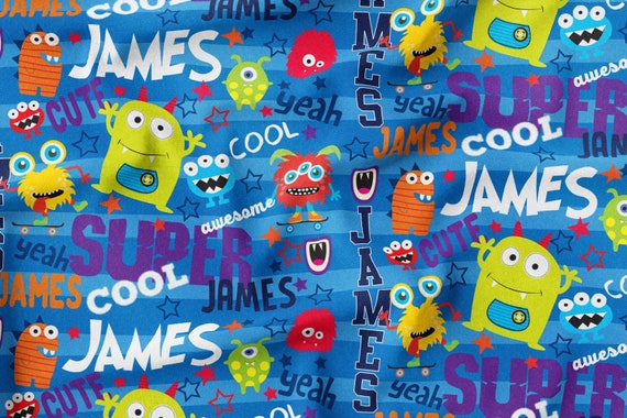 monster crib sheets