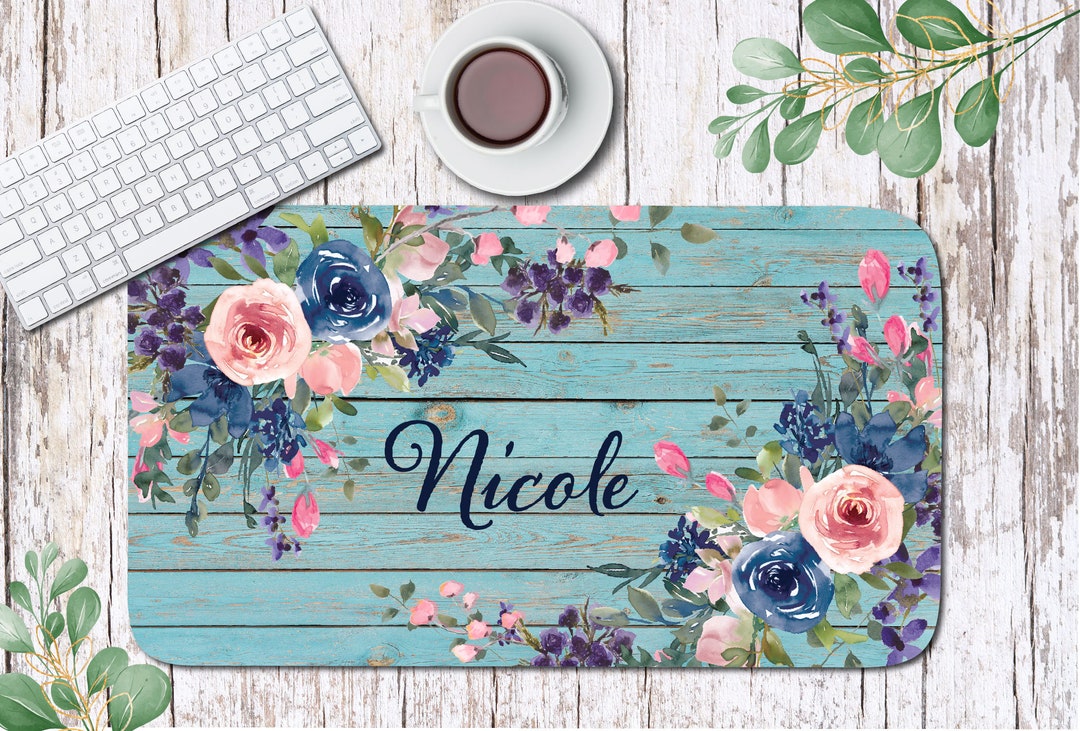 Personalized Desk Mat, Custom Desk Pad, Personalized Desk Cushion Pad, Monogrammed Desk Blotter