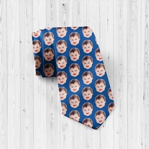 Personalized Photo Neck tie, Kids faces on a tie, Face tie, Dad gifts, Gifts from kids, Fathers day gifts