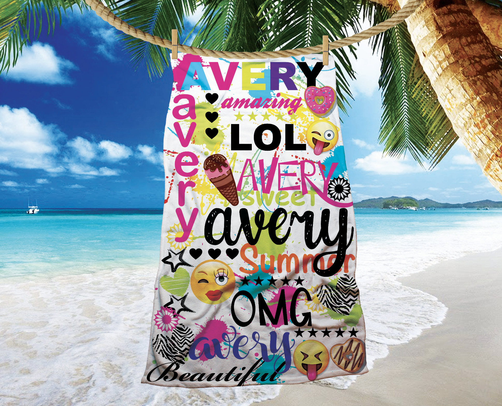Beach towel emoji hotsell