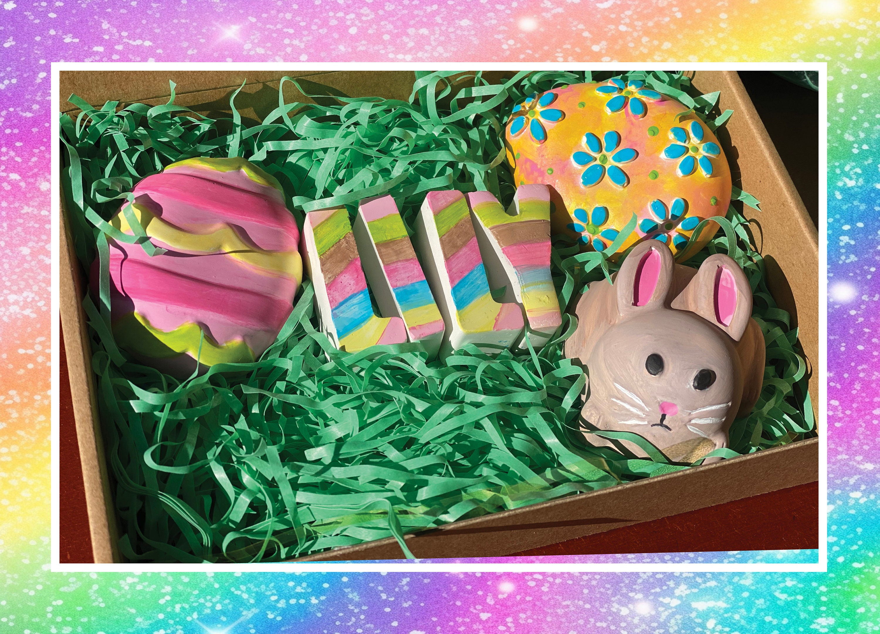 Easter Ceramic Paint Set/diy Easter Paint Kit/arts Crafts Gifts/easter ...