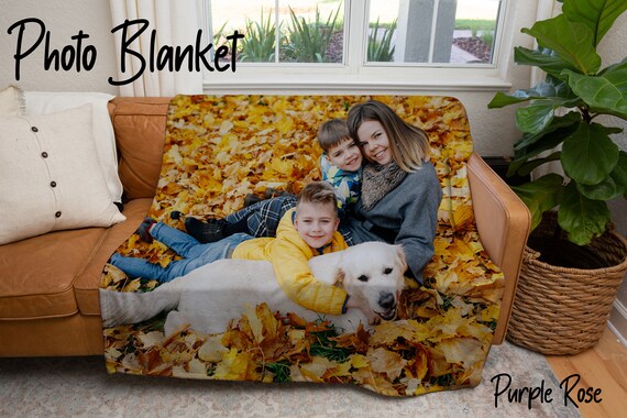 Custom Family Photo Blanket Fleece Blanket Personalized Photo Blanket Family Photo Blanket Pet Blankets sherpa Blanket Free Shipping Etsy Sweden