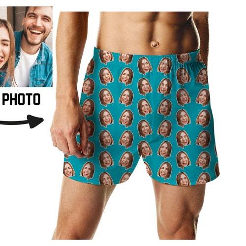 Face Boxers Sweetheart Face Boxer Shorts Mens Photo Boxers Etsy
