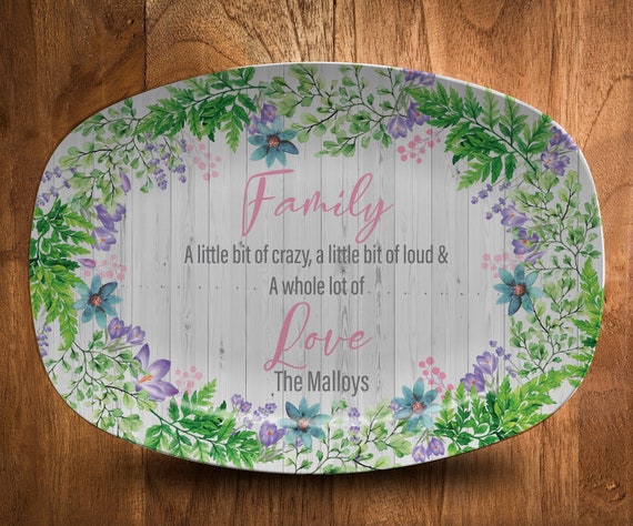 Family A Little Bit of Crazy | Wooden Serving Board Family A Little Bit of Crazy | Wooden Serving Board