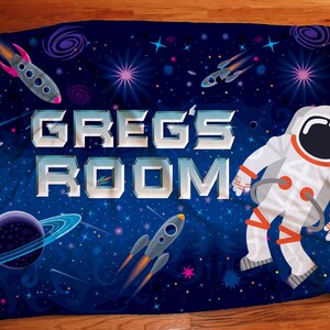 Space blankets, Personalized name blanket, outta space boys bedding, Custom bedding for boys,