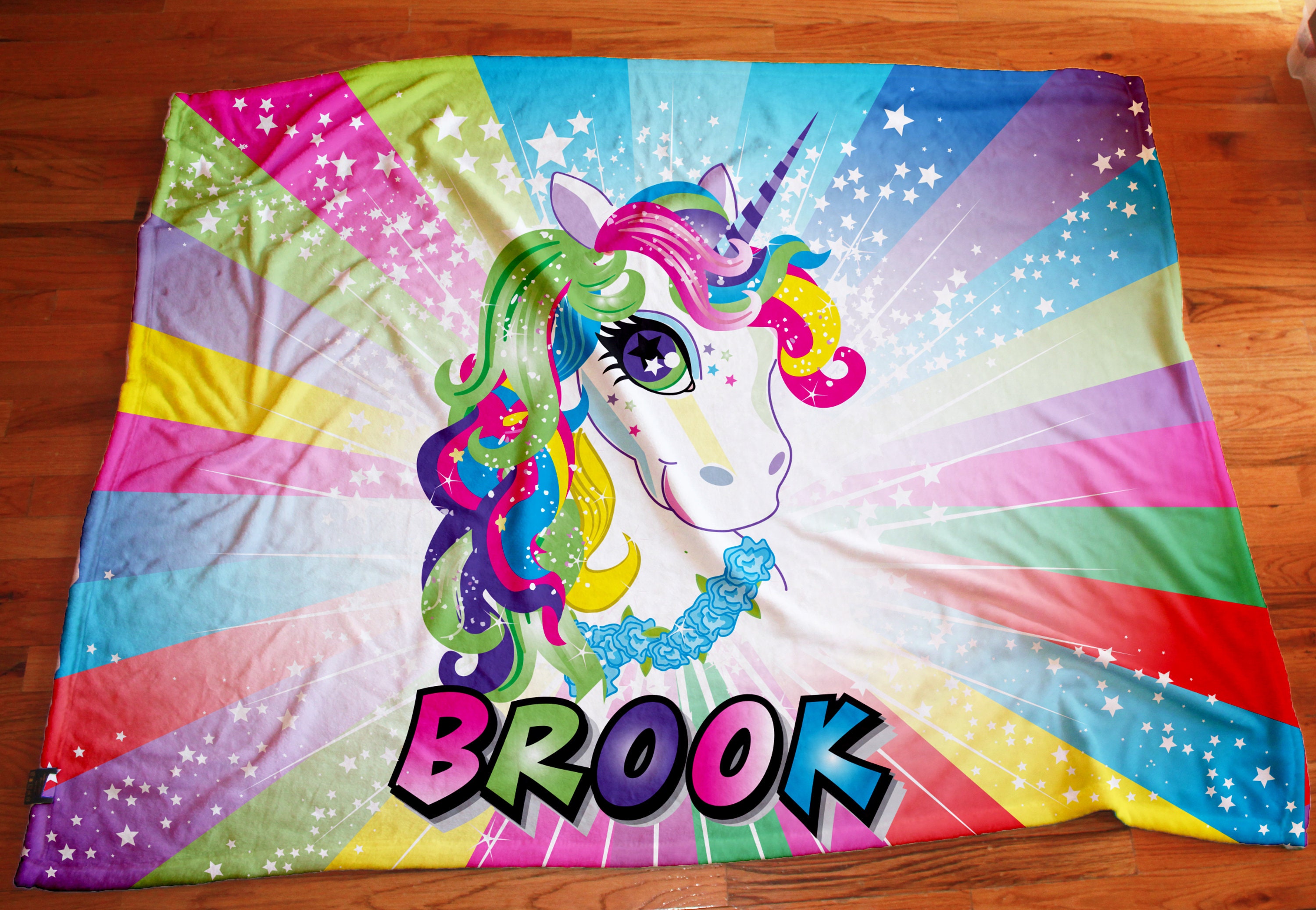 Rainbow Unicorn Purple Unicorn Blanket Unicorn Blanket Rainbow