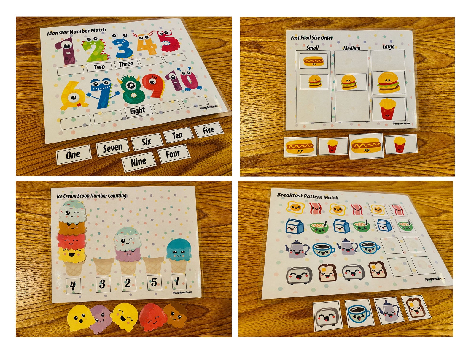 Toddler Busy Book, Toddler Activity Binder, Learning Busy Book